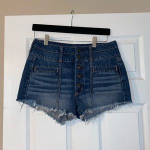 American eagle denim high waist shorts
